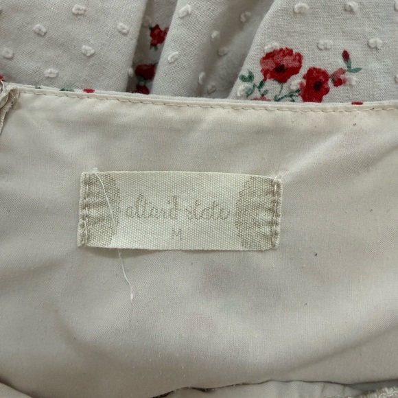 Altar'd State White Dress with Red Floral Pattern - Picture 4 of 4